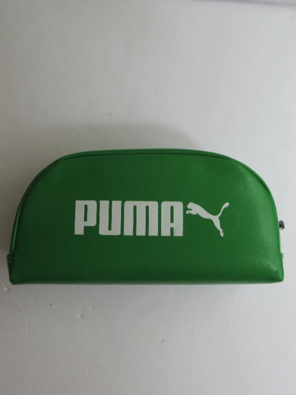 PUMA Eye Glass Sunglasses Carrying Case Zip Around Green Soft Sleeve